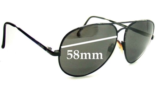 Sunglass Fix Replacement Lenses for Spotters Aviator - 58mm Wide 