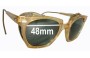 Sunglass Fix Lentes de Repuesto para Willson Safety - 48mm Wide 