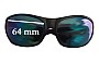Sunglass Fix Replacement Lenses for Bolle Tiger Snake - 64mm Wide 