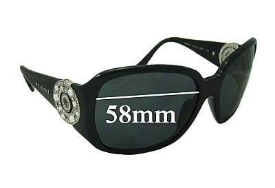 Bvlgari 8008-B Lentes de Repuesto 58mm wide 