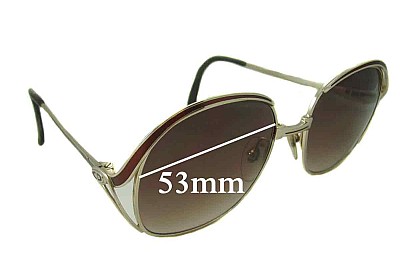 Christian Dior CD2145 Replacement Lenses 53mm wide 