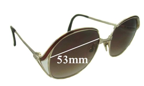Sunglass Fix Lentes de Repuesto para Christian Dior CD2145 - 53mm Wide Sunglass Fix Lentes de Repuesto para Christian Dior CD2145 - 53mm Wide