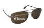 Sunglass Fix Replacement Lenses for Hugo Boss 0004/V/S - 61mm Wide 