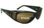 Sunglass Fix Lentes de Repuesto para Mako 9477 - 61mm Wide 