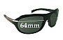 Sunglass Fix Replacement Lenses for Prada SPS04I - 64mm Wide 