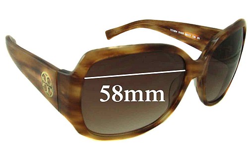 Sunglass Fix Replacement Lenses for Tory Burch TY7004 - 58mm Wide 