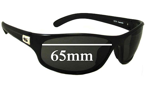 Sunglass Fix Lentes de Repuesto para Bolle Anaconda Newer Style - 65mm Wide 