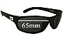 Sunglass Fix Lentes de Repuesto para Bolle Anaconda Newer Style - 65mm Wide 