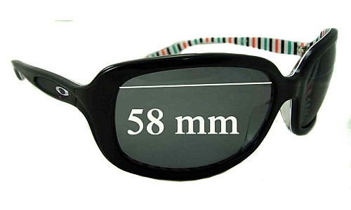 Sunglass Fix Lentilles de Remplacement pour Oakley Disguise OO2030 - 58mm Wide 