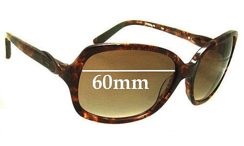 Sunglass Fix Replacement Lenses for Oakley Obligation OO2034 - 60mm Wide 