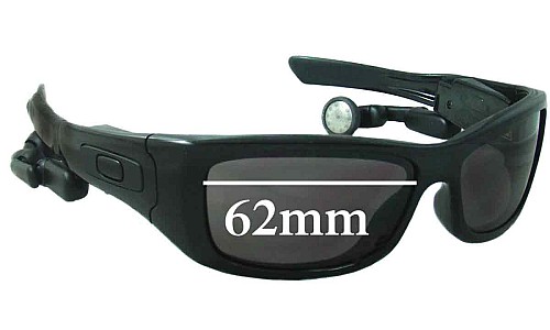 Sunglass Fix Replacement Lenses for Oakley Split Thump - 62mm Wide 