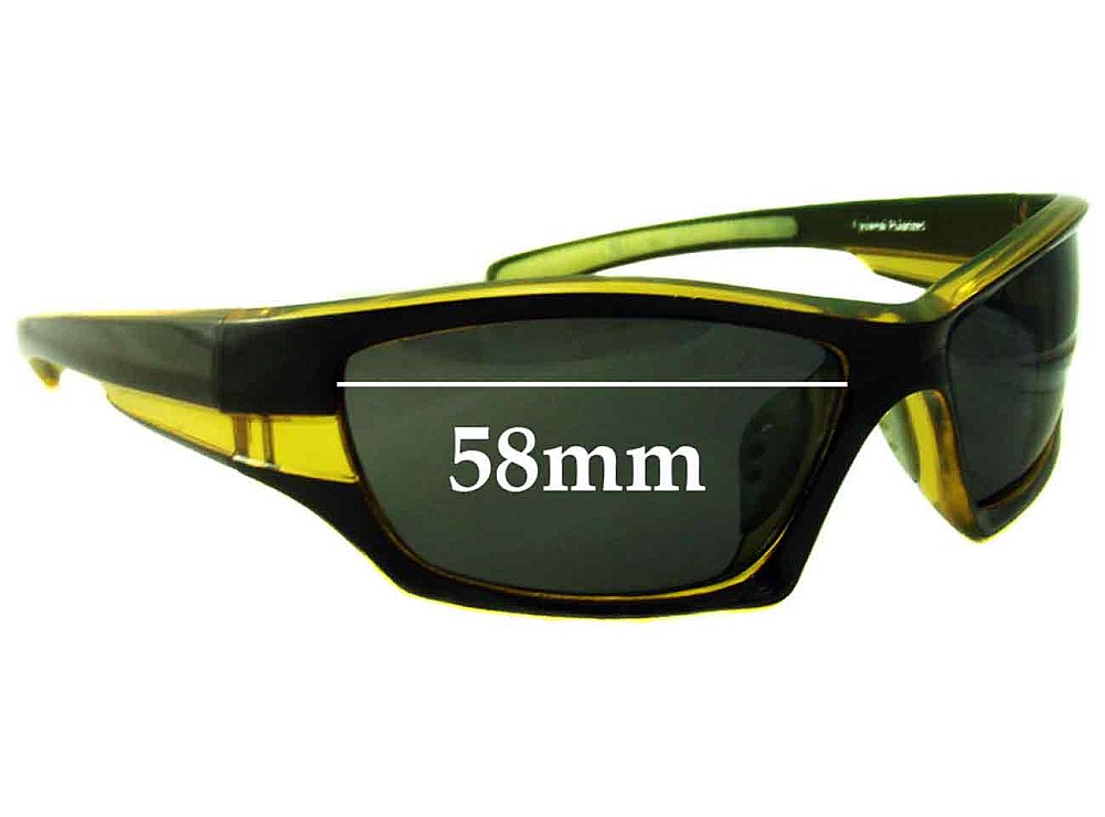 Sunglass Fix Lentilles de Remplacement pour Ocean Eyewear Ocean - 58mm Wide Sunglass Fix Lentilles de Remplacement pour Ocean Eyewear Ocean - 58mm Wide