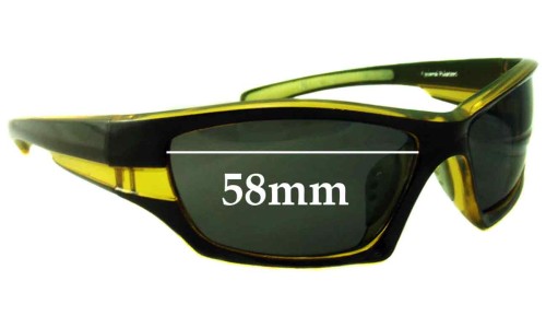 Sunglass Fix Lentilles de Remplacement pour Ocean Eyewear Ocean - 58mm Wide Sunglass Fix Lentilles de Remplacement pour Ocean Eyewear Ocean - 58mm Wide