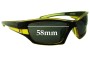 Sunglass Fix Lentilles de Remplacement pour Ocean Eyewear Ocean - 58mm Wide 