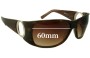 Sunglass Fix Lentilles de Remplacement pour Oroton  Glamorous - 60mm Wide 