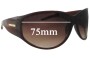 Sunglass Fix Lentes de Repuesto para Pilgrim Danish Design - 75mm Wide 