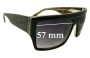Sunglass Fix Lentilles de Remplacement pour Tsubi Geezer - 57mm Wide 