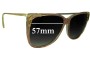 Sunglass Fix Lentilles de Remplacement pour Yves Saint Laurent Unknown Model - 57mm Wide 