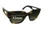 Sunglass Fix Lentilles de Remplacement pour Fendi FS 5276 - 52mm Wide 