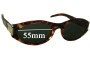 Sunglass Fix Ersatzgläser für Gucci GG2411/S - 55mm Wide 