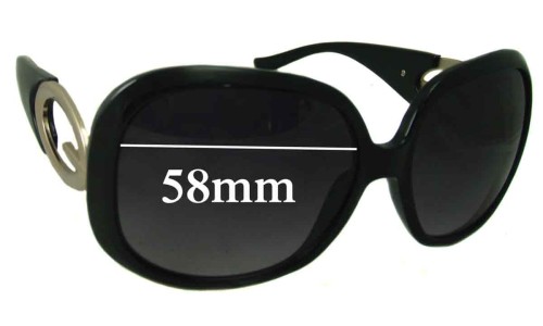 Sunglass Fix Replacement Lenses for Guess GU7017 - 58mm Wide 