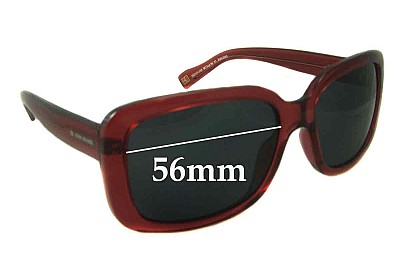Hugo Boss BO Sun Rx 10 Replacement Lenses 56mm wide 