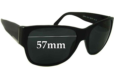 Prada SPR18H Lentilles de Remplacement 57mm wide 