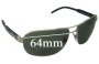 Sunglass Fix Ersatzgläser für Polo RA 3053 - 64mm Wide 