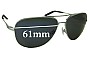 Sunglass Fix Replacement Lenses for Revo RE3087 Windspeed - 61mm Wide 