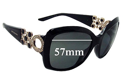 Bvlgari 8103-B Lentes de Repuesto 57mm wide 