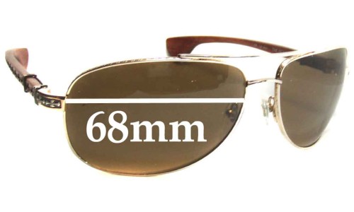 Sunglass Fix Replacement Lenses for Chrome Hearts The Beast II - 68mm Wide 