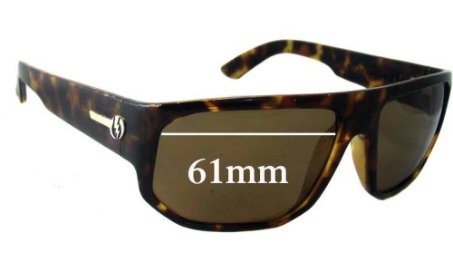 Sunglass Fix Replacement Lenses for Electric BPM - 60mm Wide 