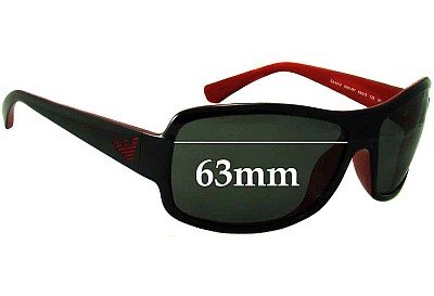 Emporio Armani EA4012 Replacement Lenses 63mm wide 