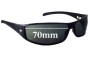 Sunglass Fix Replacement Lenses for Emporio Armani EA9164/S - 70mm Wide 