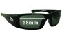 Sunglass Fix Replacement Lenses for Fox Racing The Condition - 58mm Wide 