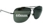 Sunglass Fix Lentes de Repuesto para Hugo Boss 0361/S - 60mm Wide 