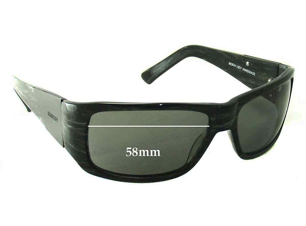 Sunglass Fix Lentilles de Remplacement pour Morrissey Slipstream - 58mm Wide Sunglass Fix Lentilles de Remplacement pour Morrissey Slipstream - 58mm Wide