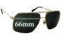 Sunglass Fix Replacement Lenses for Oliver Peoples OV1085S Connolly - 66mm Wide 