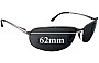 Sunglass Fix Replacement Lenses for Ray-Ban RB3220 - 62mm Wide 