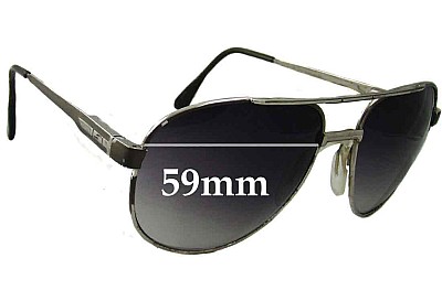 Safilo Aviator Style Replacement Lenses 59mm wide 