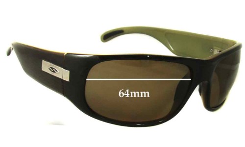 Sunglass Fix Replacement Lenses for Smith Mogul - 64mm Wide 