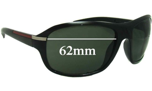 Sunglass Fix Replacement Lenses for Unbranded I2031 - 62mm Wide 