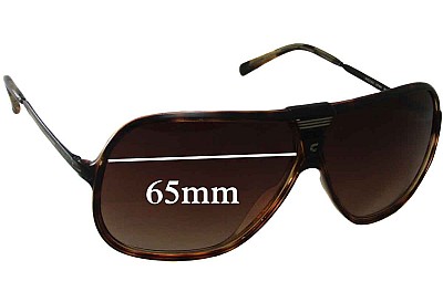 Carrera Picchu Lentilles de Remplacement 65mm wide 