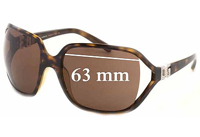 Dolce & Gabbana DG6007B Replacement Lenses 63mm wide 