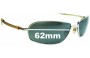 Sunglass Fix Replacement Lenses for Dolce & Gabbana DG2087 - 62mm Wide 