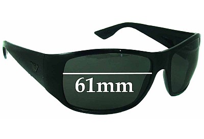 Emporio Armani EA9666/S Replacement Lenses 61mm wide 