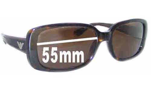 Sunglass Fix Replacement Lenses for Emporio Armani EA9547/S - 55mm Wide 