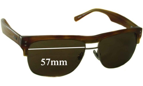 Sunglass Fix Lentilles de Remplacement pour Fossil Unknown Model - 57mm Wide 