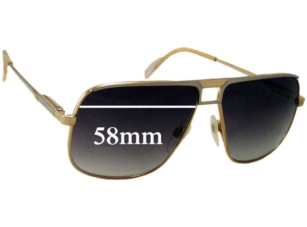 Sunglass Fix Replacement Lenses for Gucci Unknown Model - 58mm Wide Sunglass Fix Replacement Lenses for Gucci Unknown Model - 58mm Wide