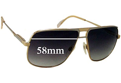 Gucci Unknown Model Replacement Lenses 58mm wide 